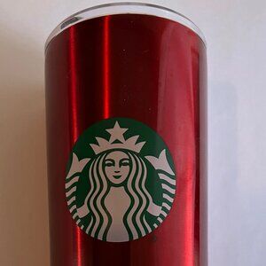 Starbucks Tumbler 20oz Red Metal with Lid 2021